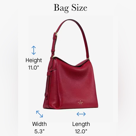 Kate Spade (NWT) Red Jam Dumpling Large Shoulder Bag - Picture 5 of 8